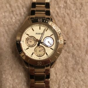 Fossil Watch- gold